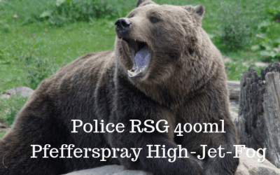 Police RSG 400ml Pfefferspray High-Jet-Fog